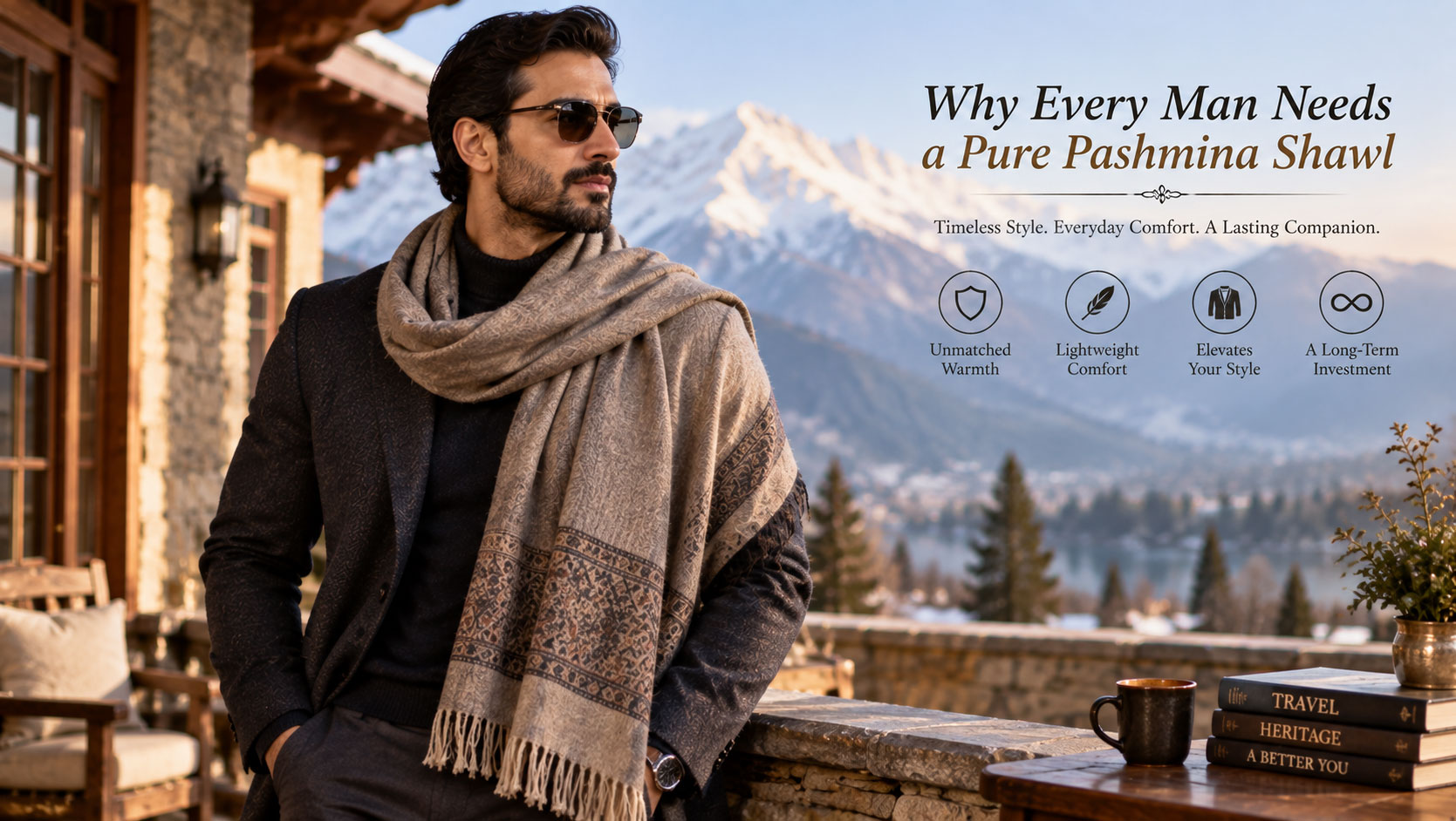 Why Every Man Needs a Pure Pashmina Shawl