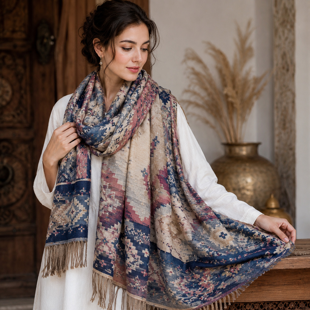 Digital Himalayan Wool Scarfs | Akee Intenational