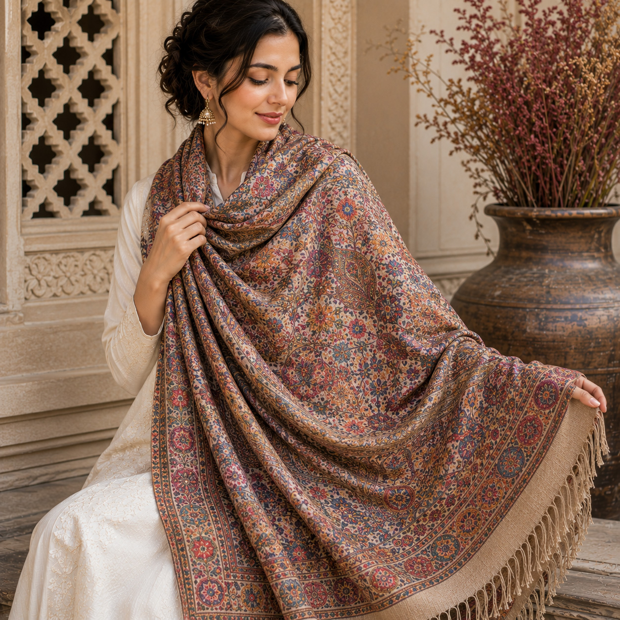 Pashmina Kani Stoles | Akee Intenational