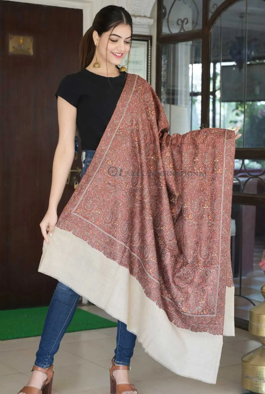 Bahaar-e-Kashmir Heritage Pashmina Shawl