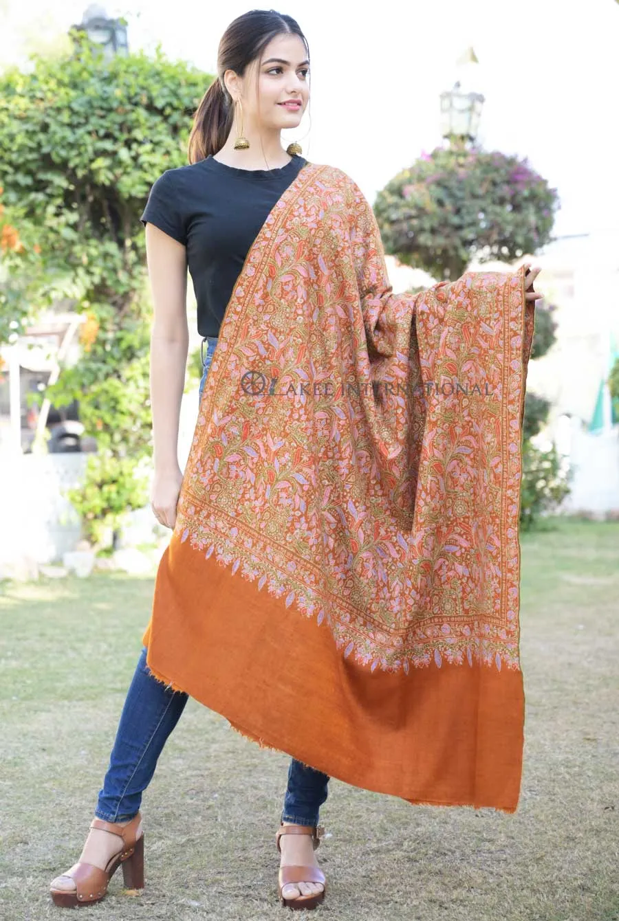 Hawa-e-Resham Elegant Embroidered Pashmina Shawl