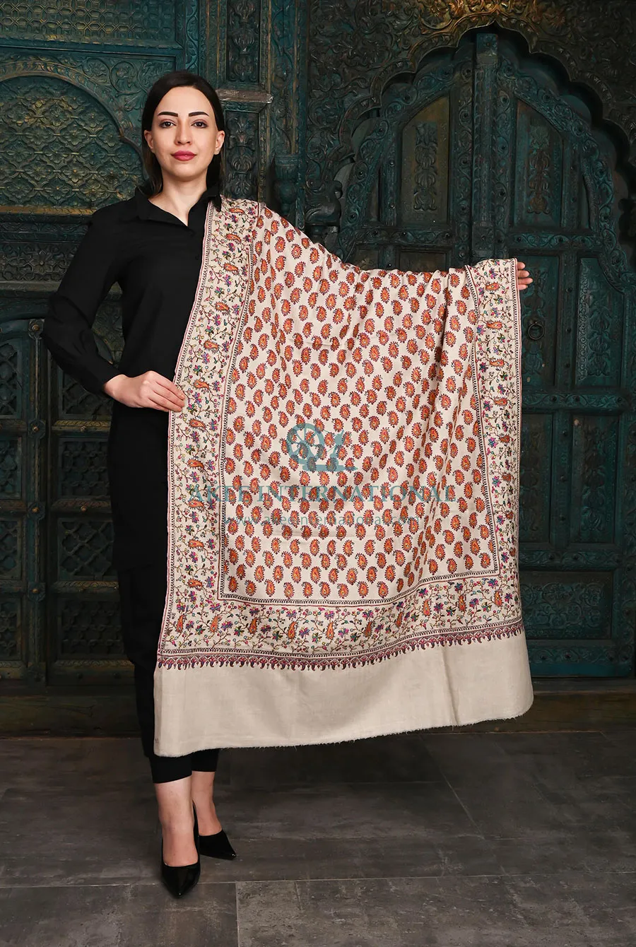 Bellagio Pashmina Elegant Embroidered Shawl
