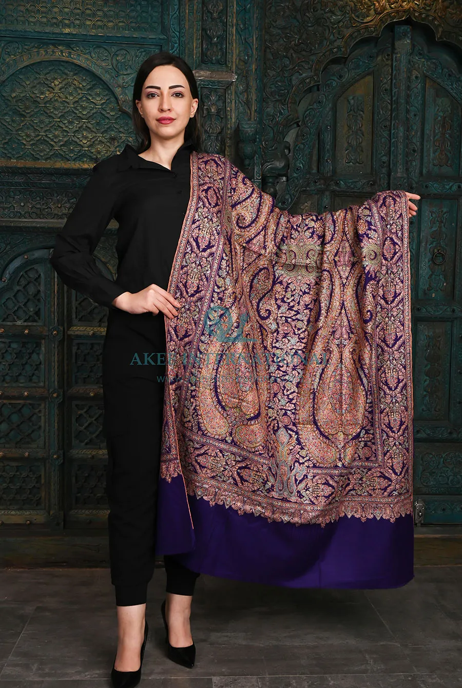Rosetta Loom Heritage Pashmina Shawl