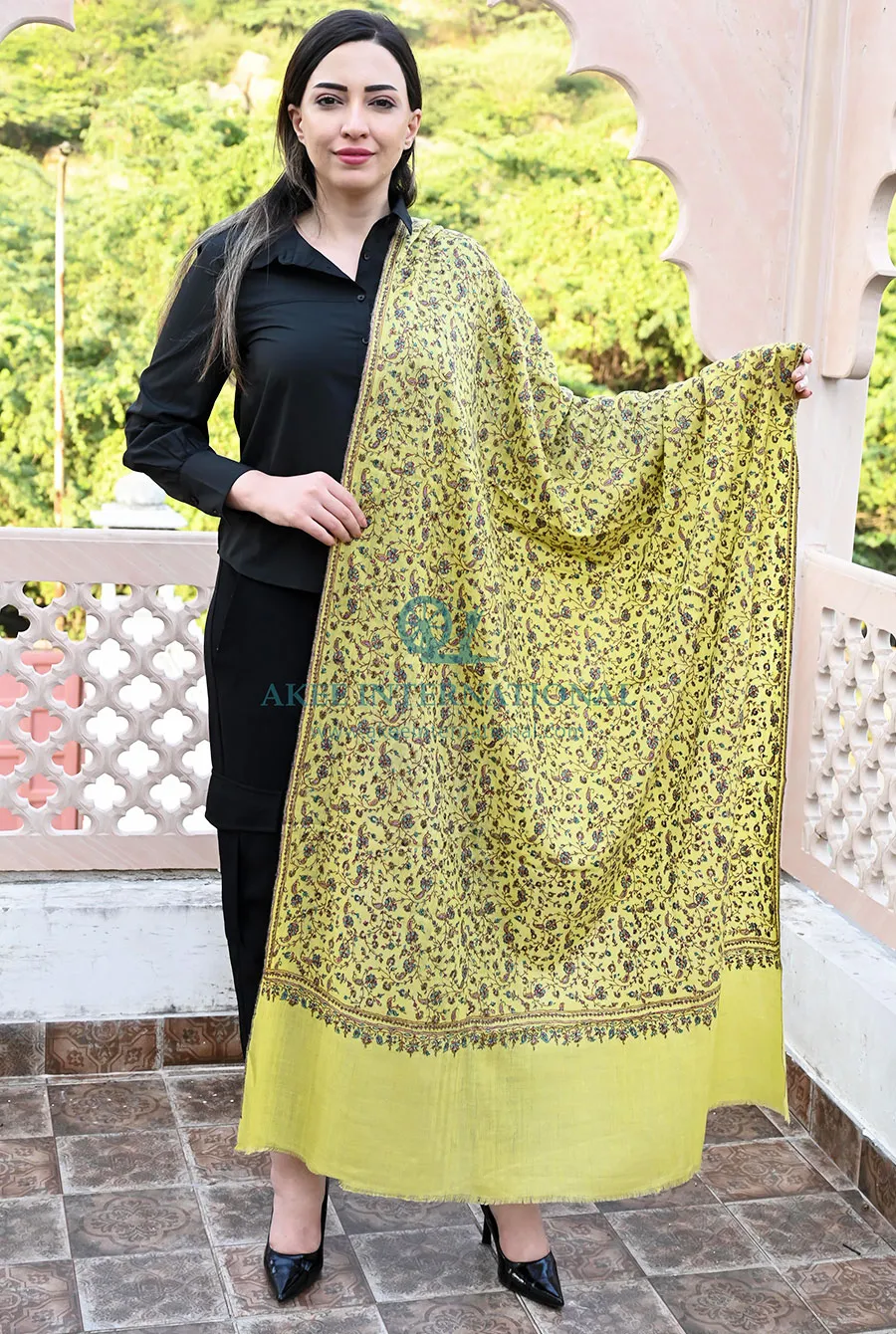 Lidder Looms Heritage Kashmiri Shawl | Akee International