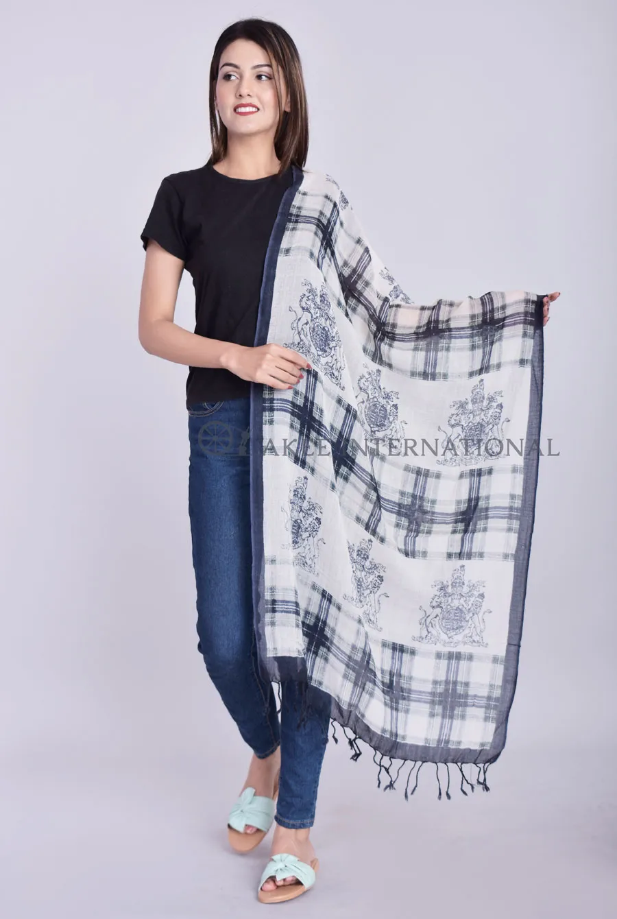 Wool Designer Printed Scarfs