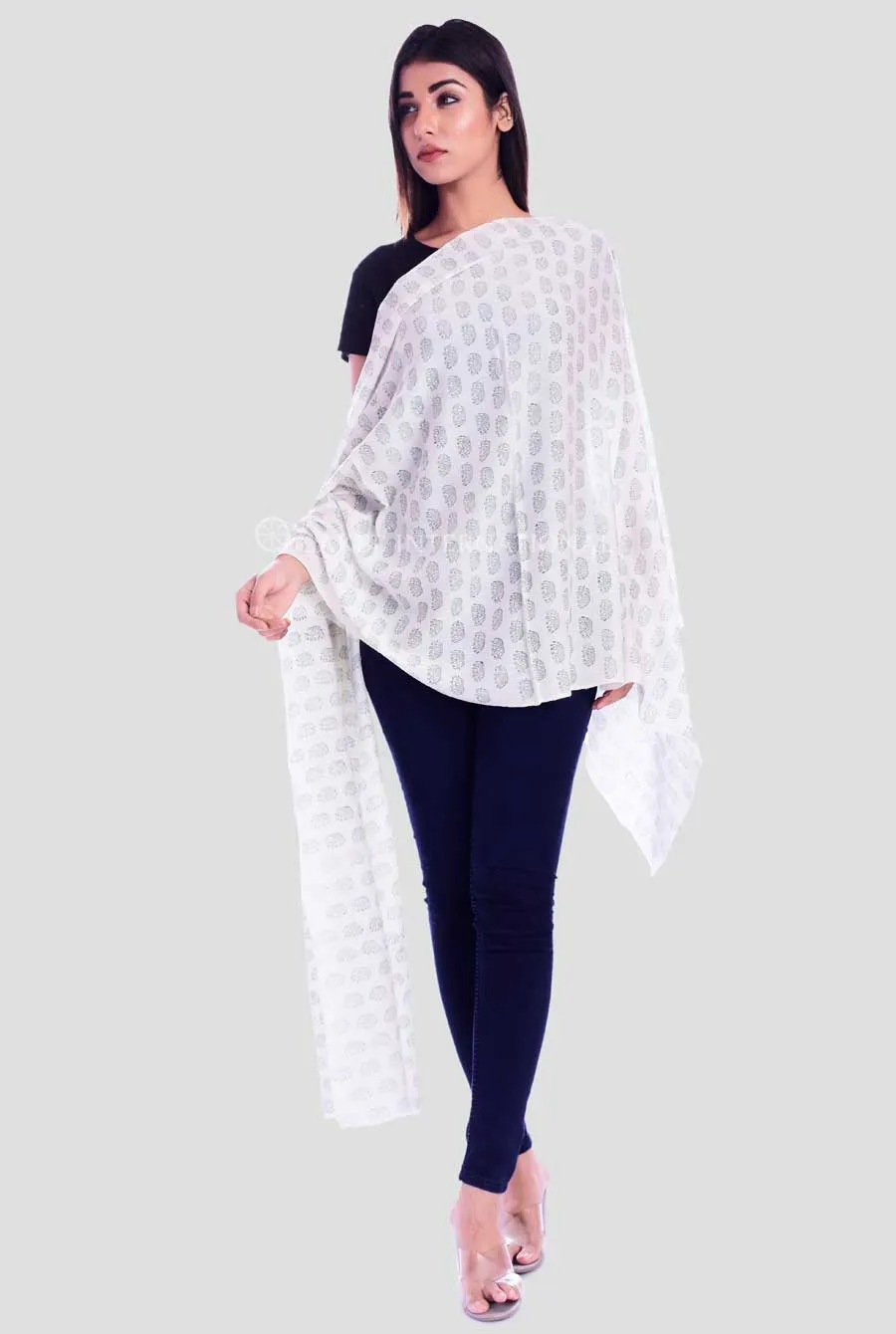 Himalayan Wool Block Printed Scarfs