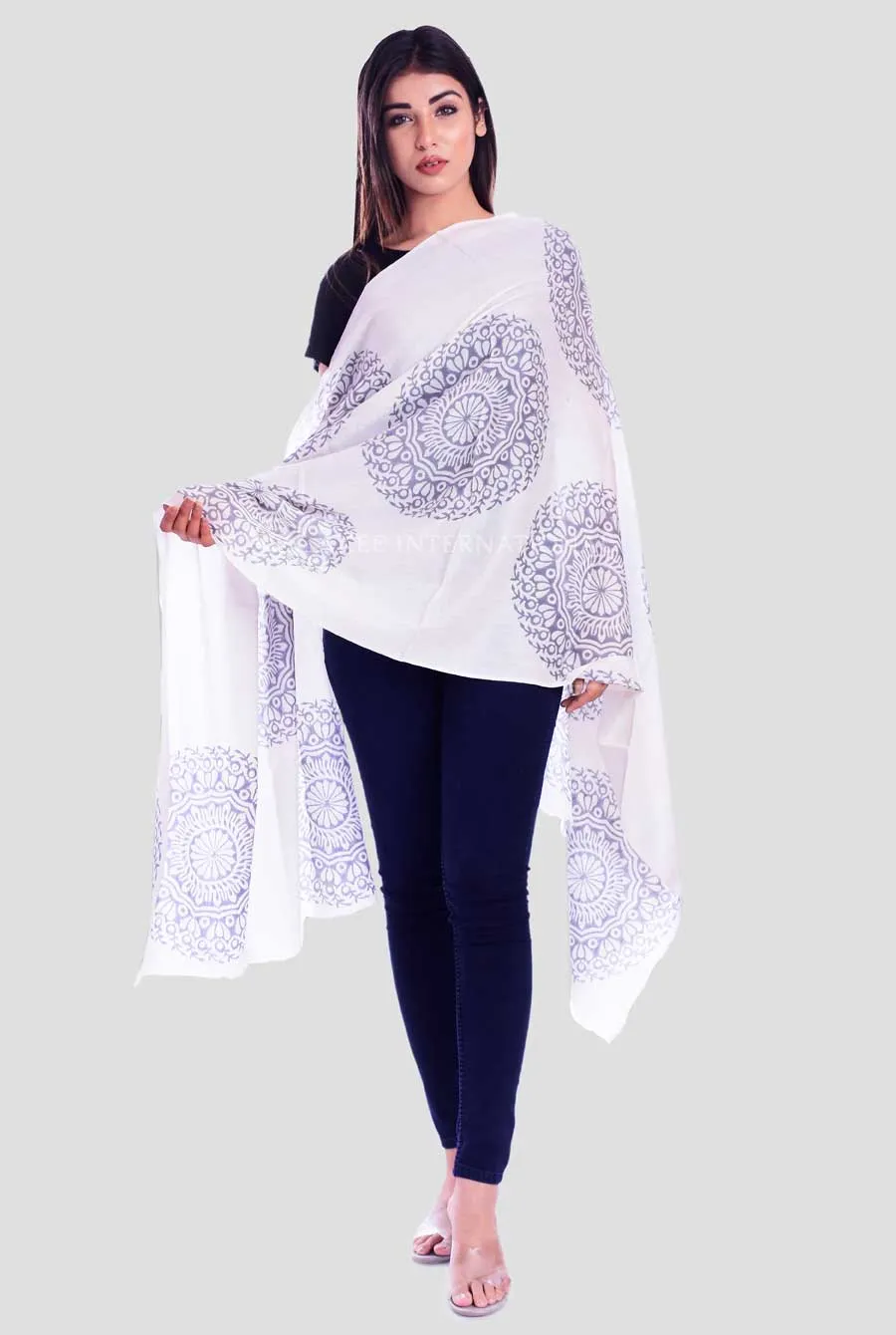 Himalayan Wool Block Printed Scarfs