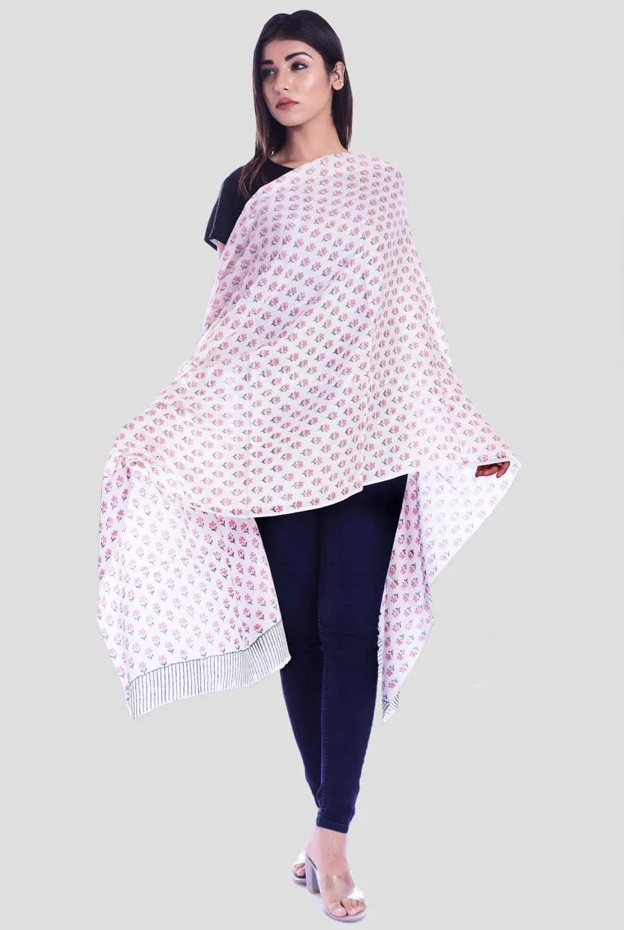 Himalayan Wool Block Printed Scarfs