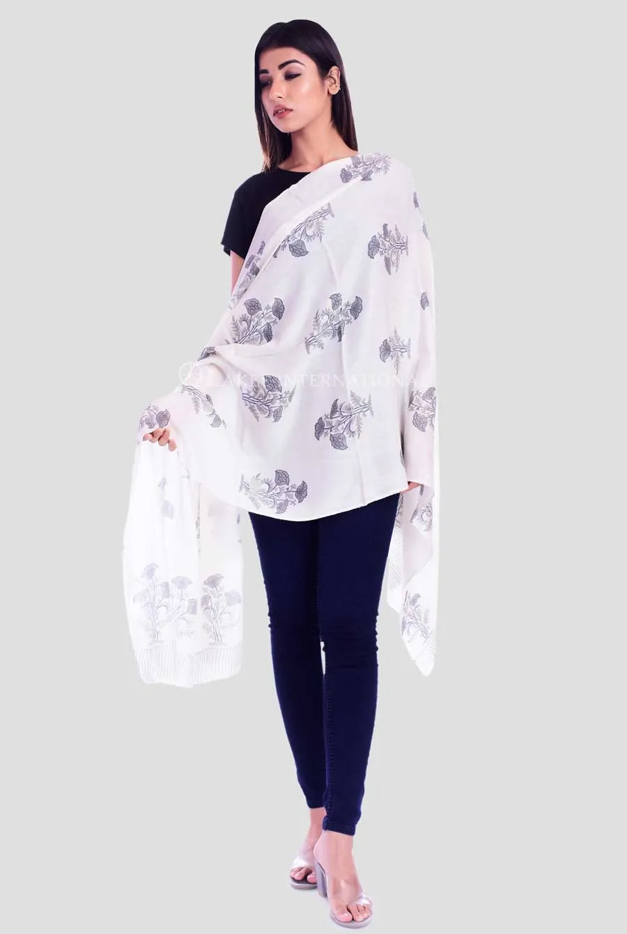 Himalayan Wool Block Printed Scarfs
