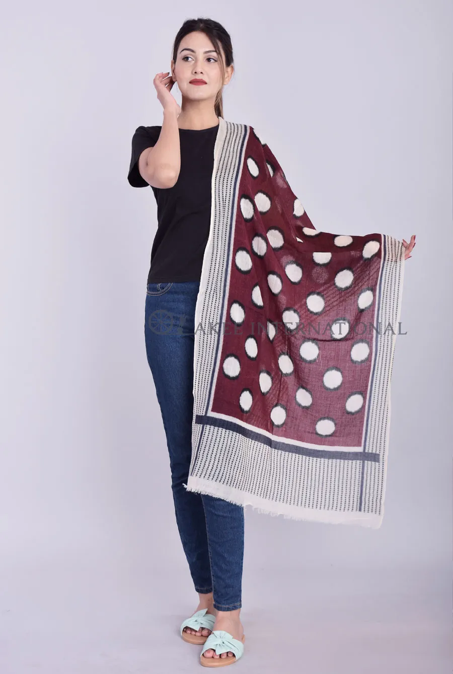Wool Designer Printed Scarfs