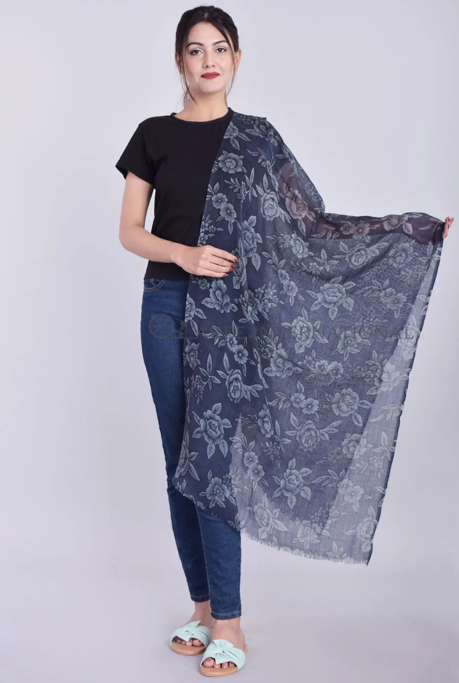 Wool Designer Printed Scarfs