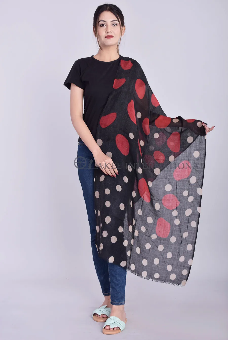 Wool Designer Printed Scarfs