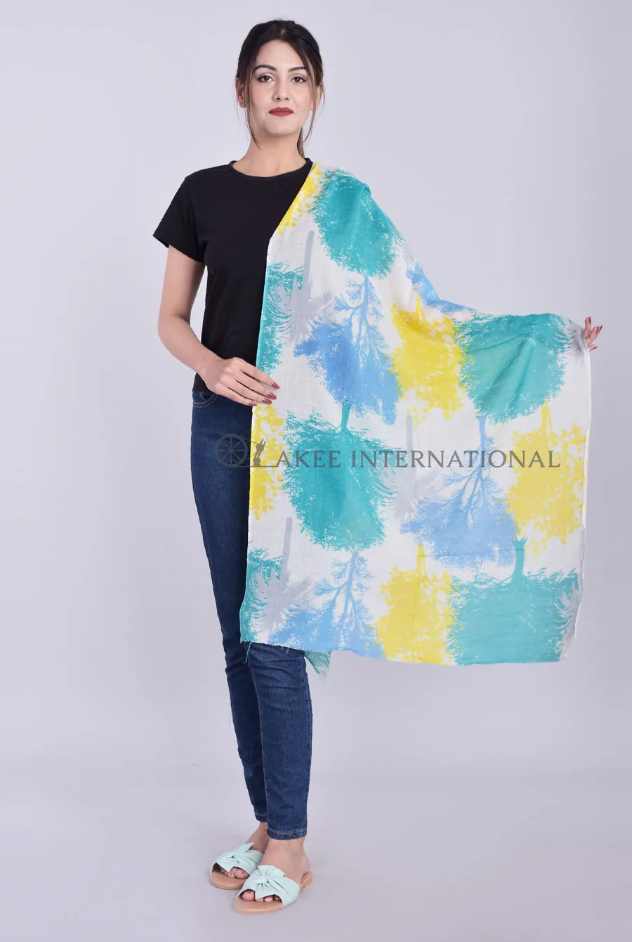 Wool Designer Printed Scarfs