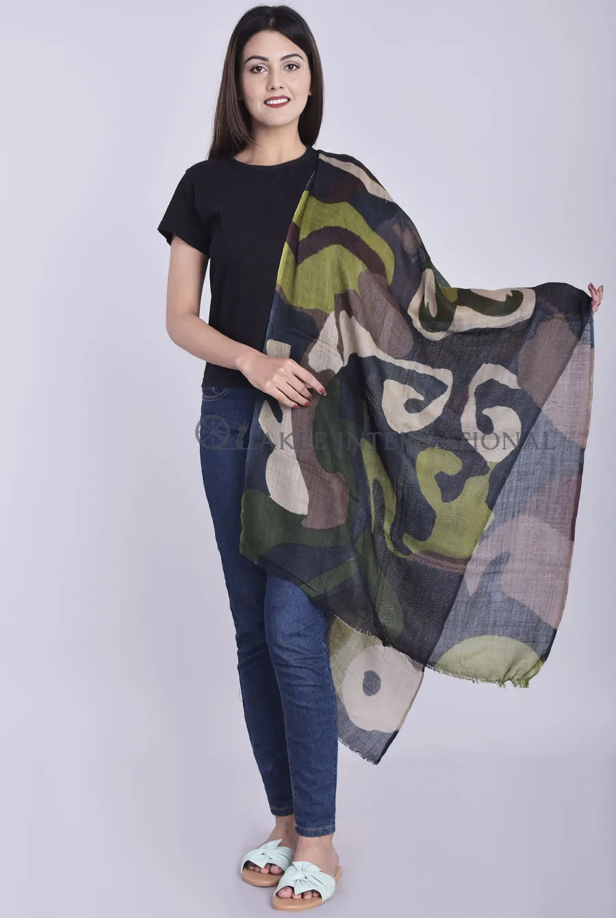 Wool Designer Printed Scarfs