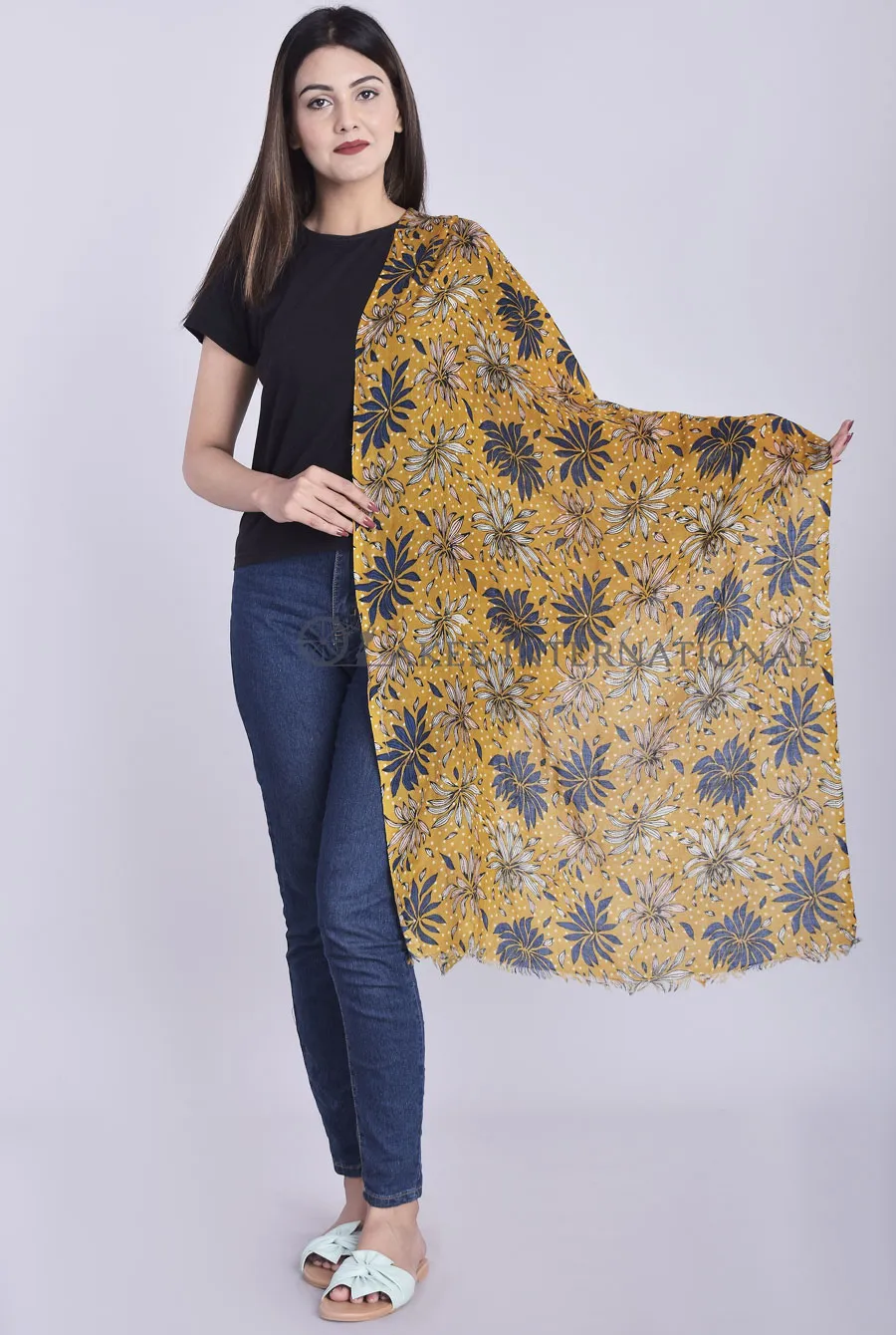 Wool Designer Printed Scarfs