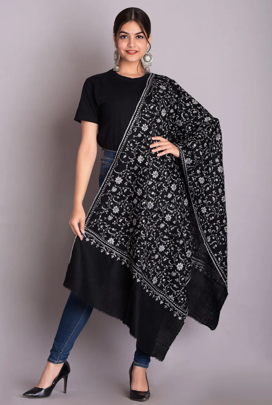 Pashmina Hand Embroidered Stoles