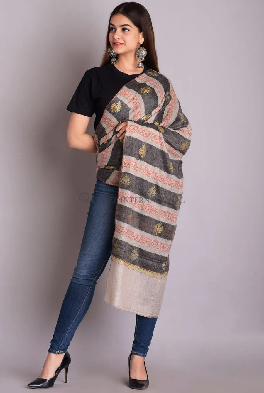 Pashmina Hand Embroidered Stoles