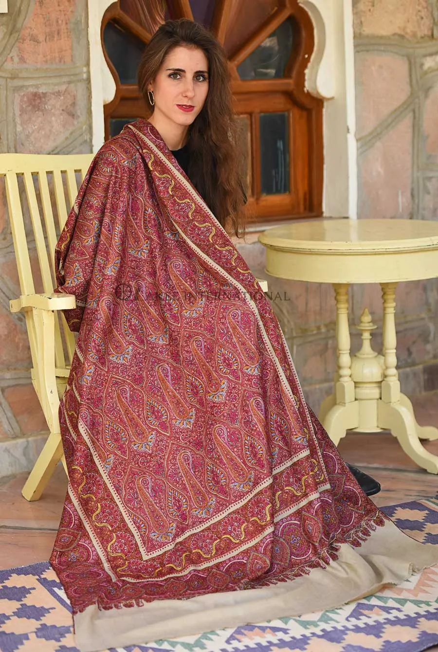 Pashmina Hand Embroidered Shawl