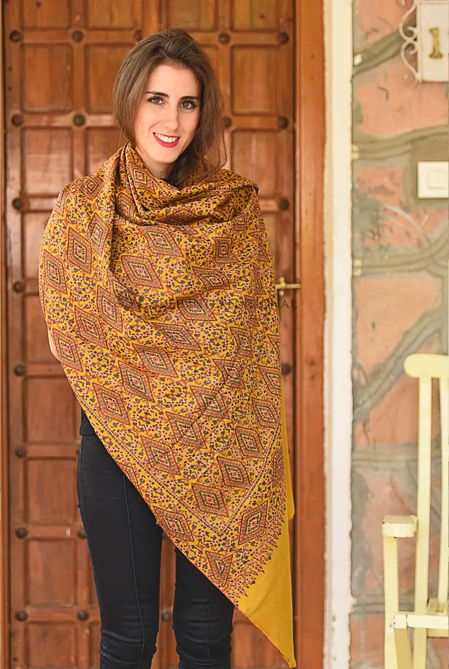 Pashmina Hand Embroidered Shawl