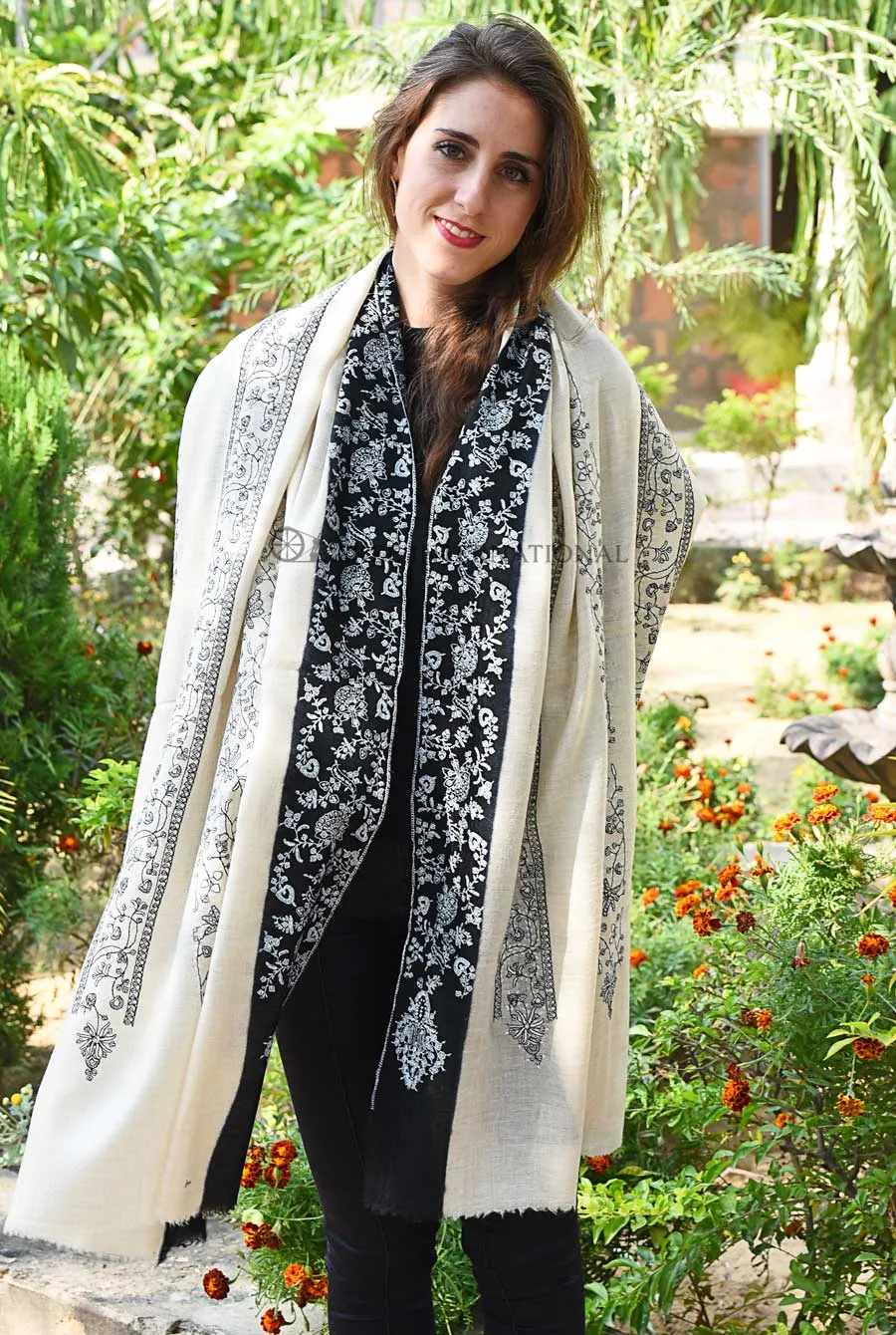 Pashmina Hand Embroidered Shawl