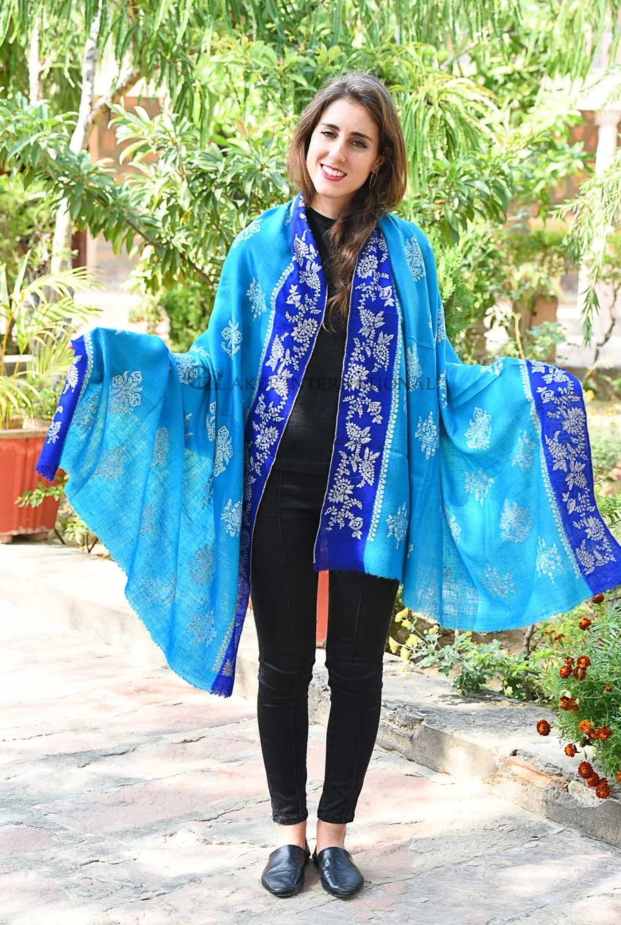 Pashmina Hand Embroidered Shawl