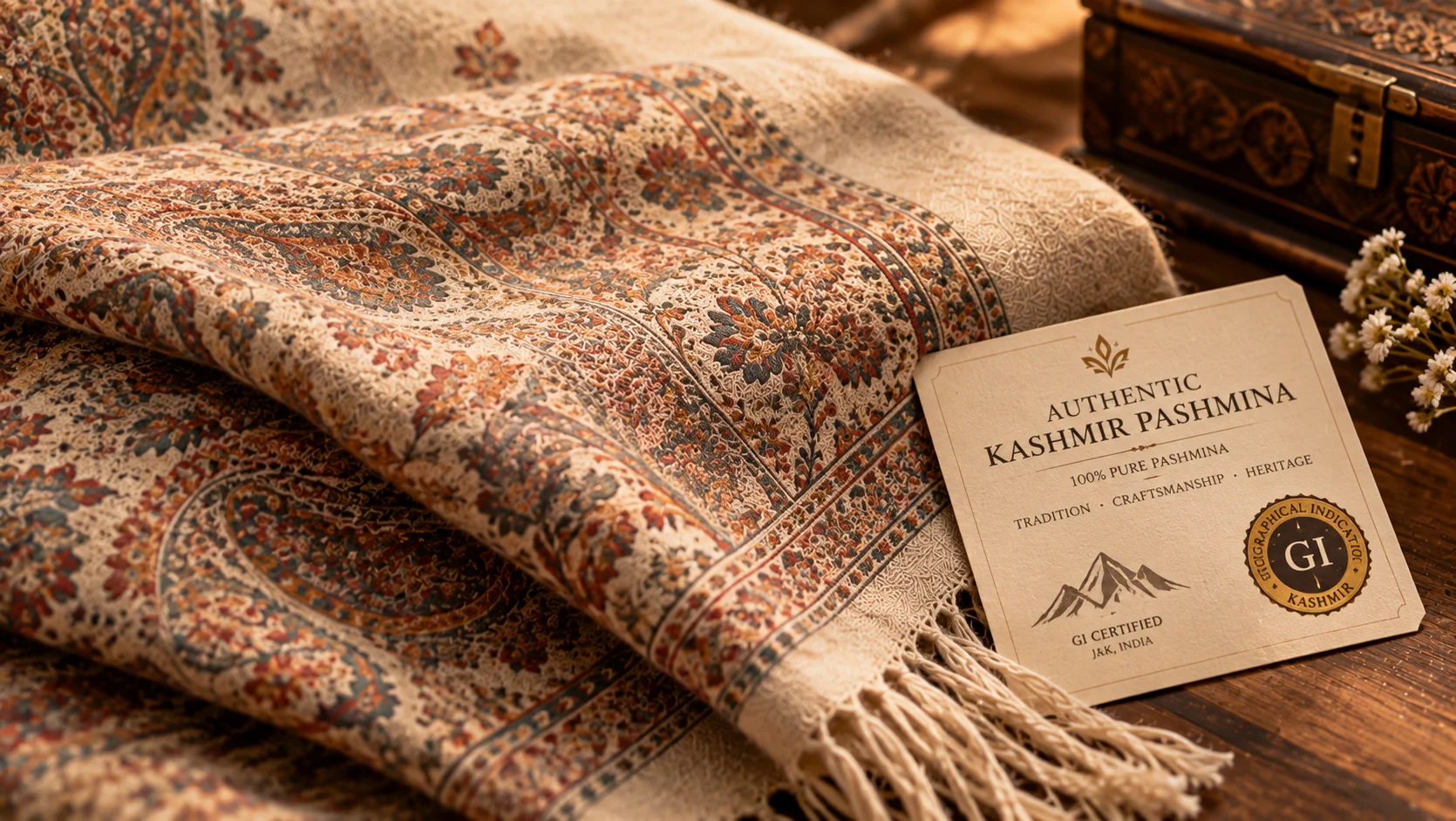 Authentic Kashmir Pashmina Shawl — Akee International