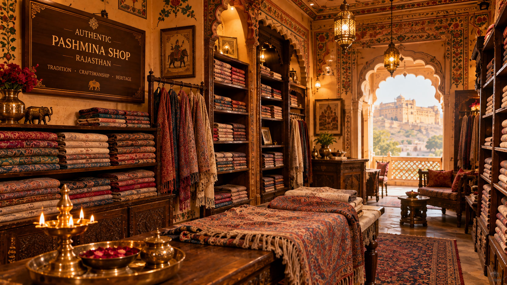 Authentic Pashmina Shop in Rajasthan — Akee International