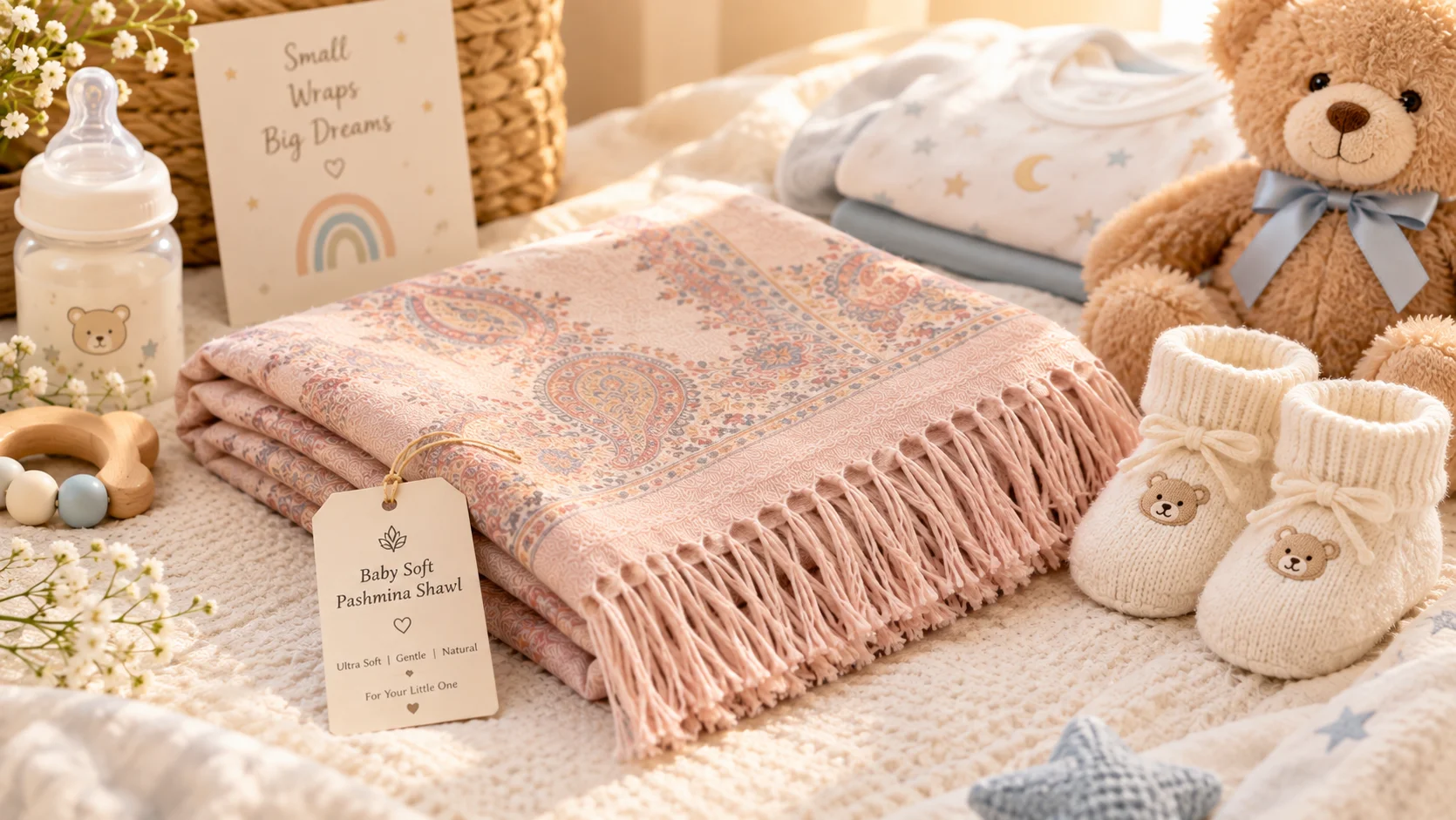 Baby Soft Pashmina Shawl — Akee International