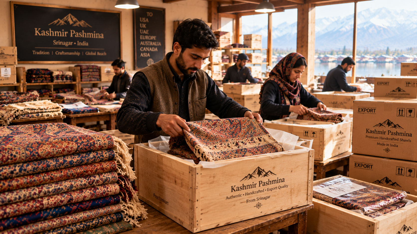 What Makes a Pashmina Exporter "The Best" When Sourcing from Srinagar