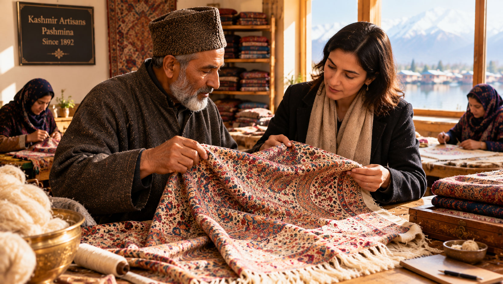 Judging a Pashmina Manufacturer by How It Actually Works with Kashmir Artisans