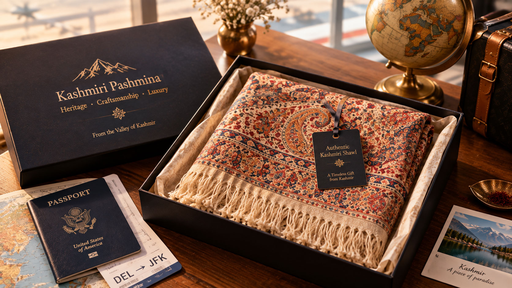 Buy Kashmiri Shawl for NRI — Akee International