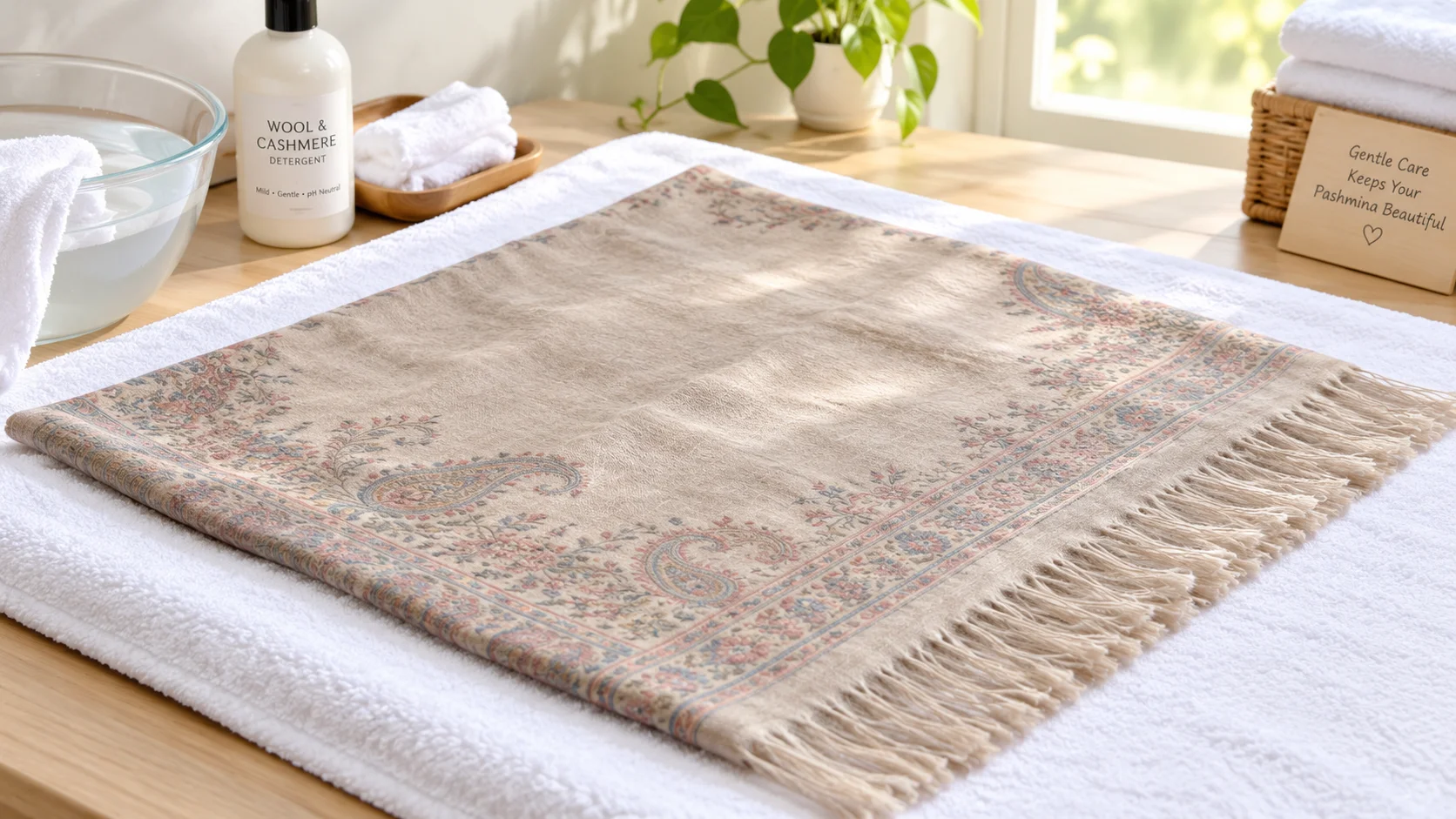 How to Wash a Pashmina Shawl — Akee International