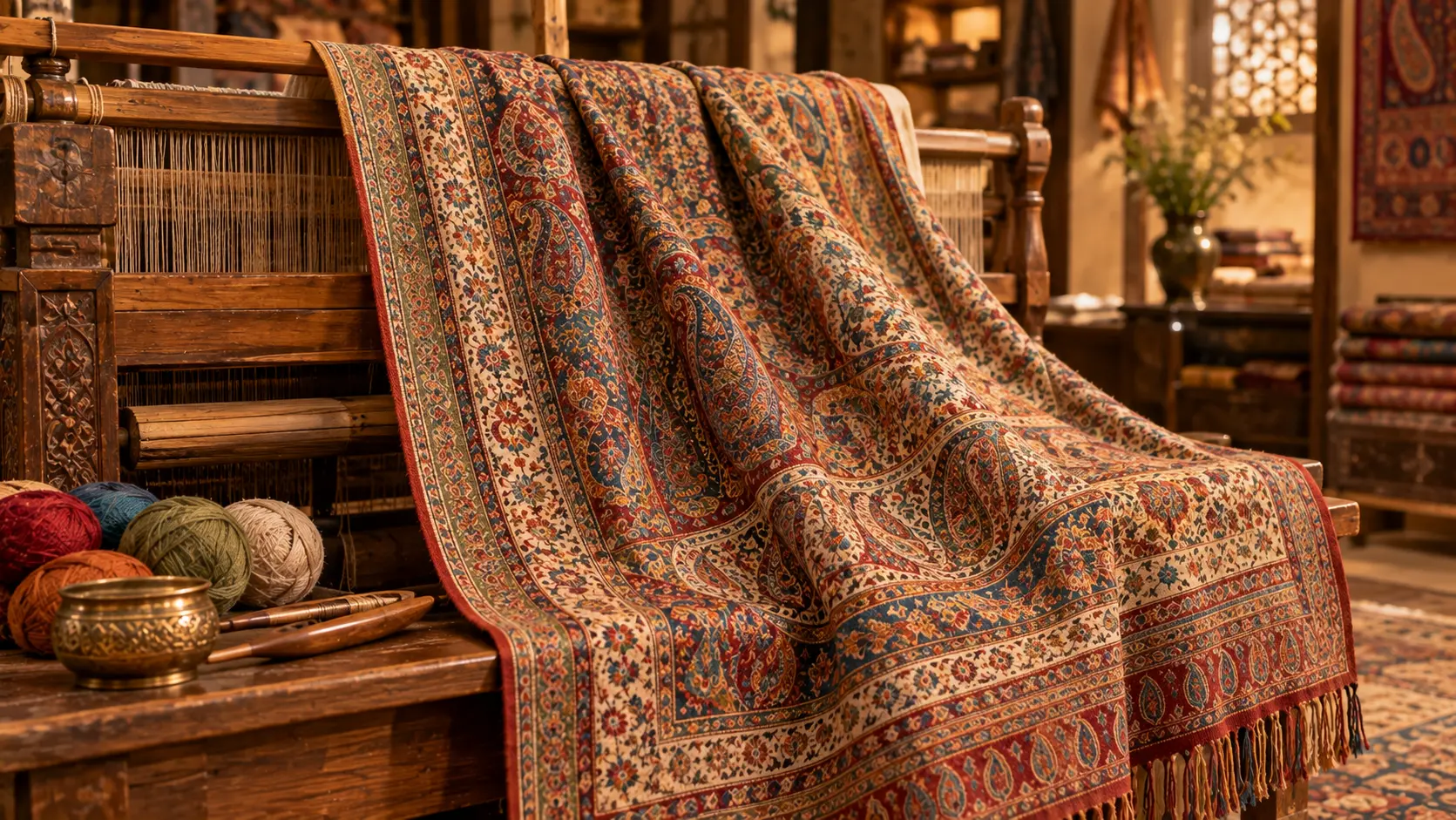 Kani Pashmina Shawl Online in India — Akee International