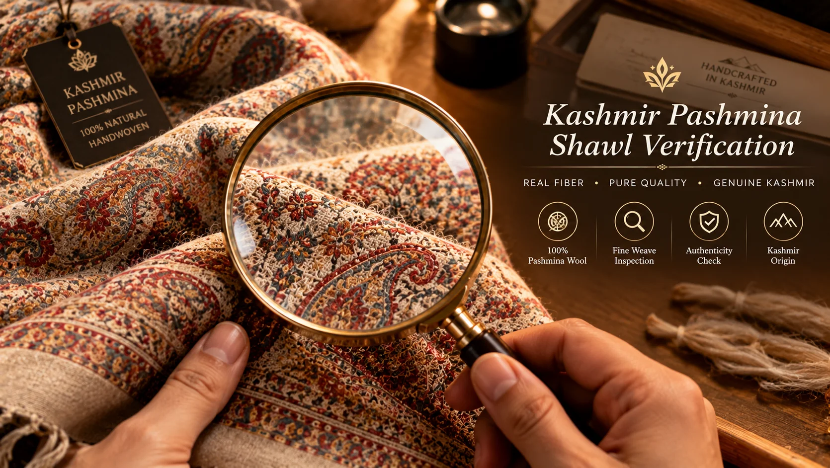 Kashmir Pashmina Shawl Verification — Akee International