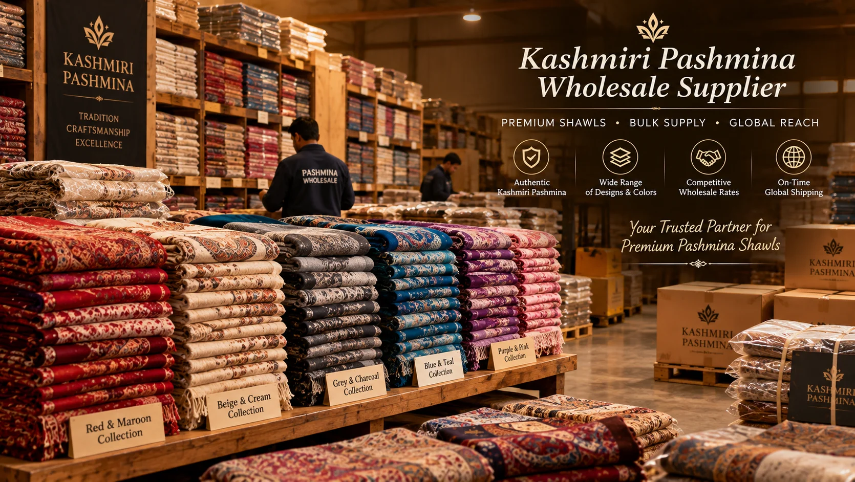 Kashmiri Pashmina Wholesale Supplier — Akee International