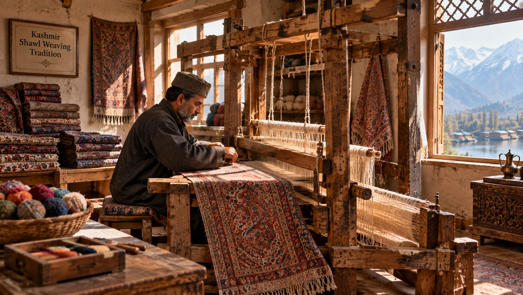 Kashmiri Shawl Weaving Tradition — Akee International