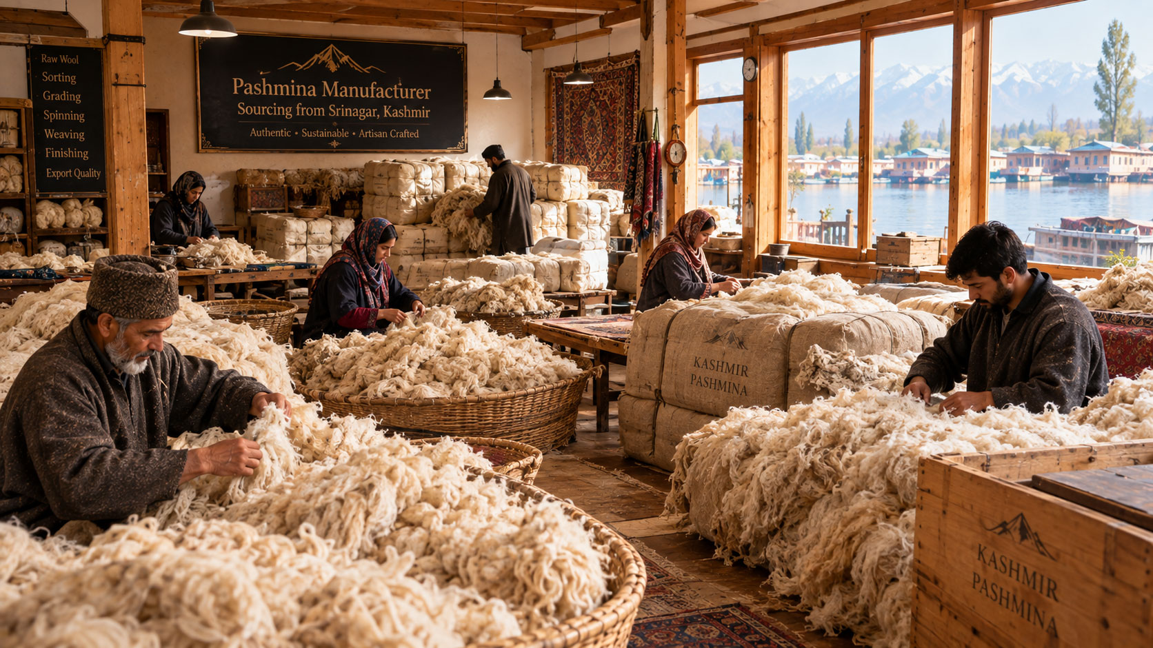 A Pashmina Manufacturer Built on Srinagar Sourcing
