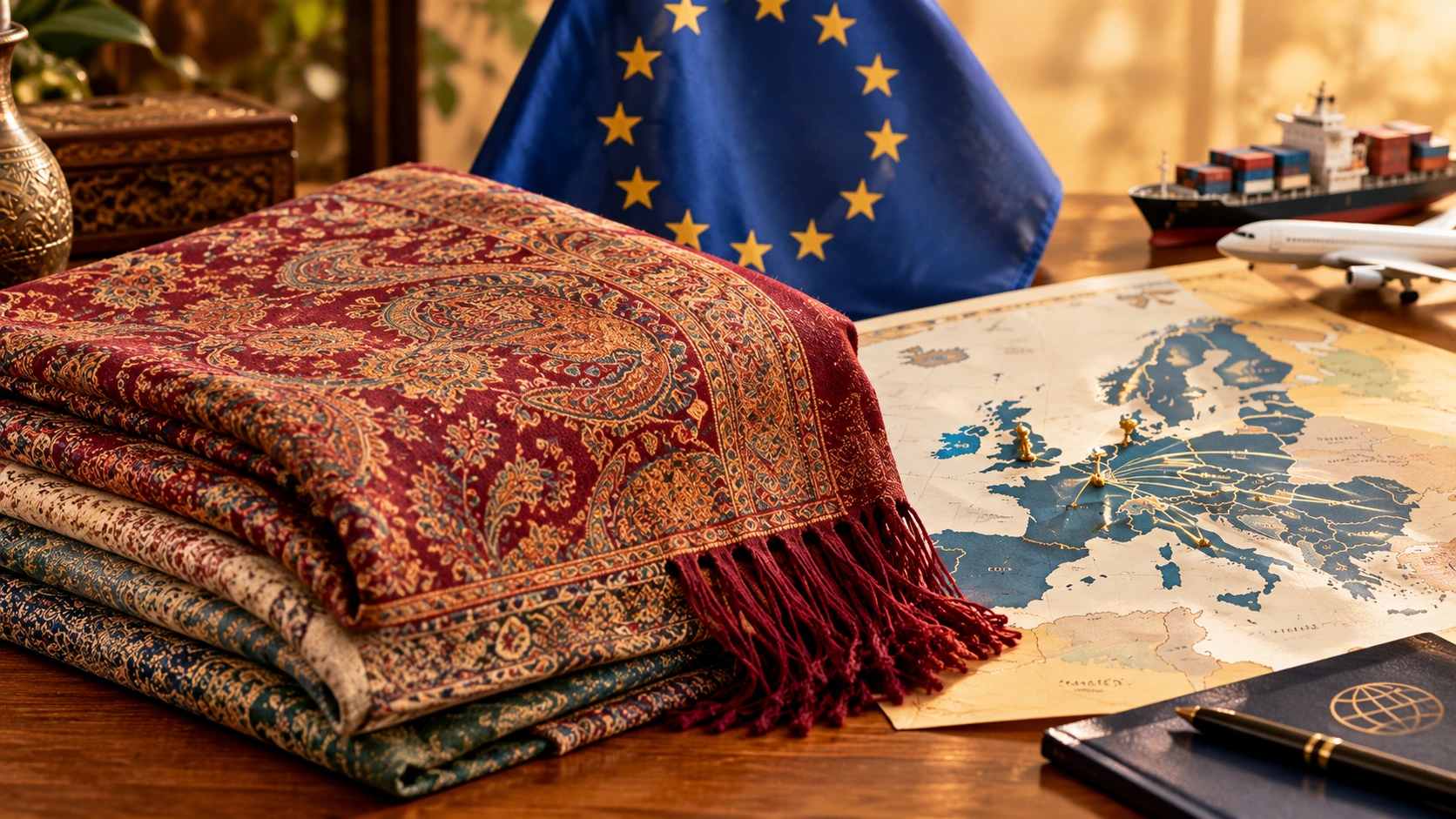 Pashmina Shawl Exporter to Europe — Akee International