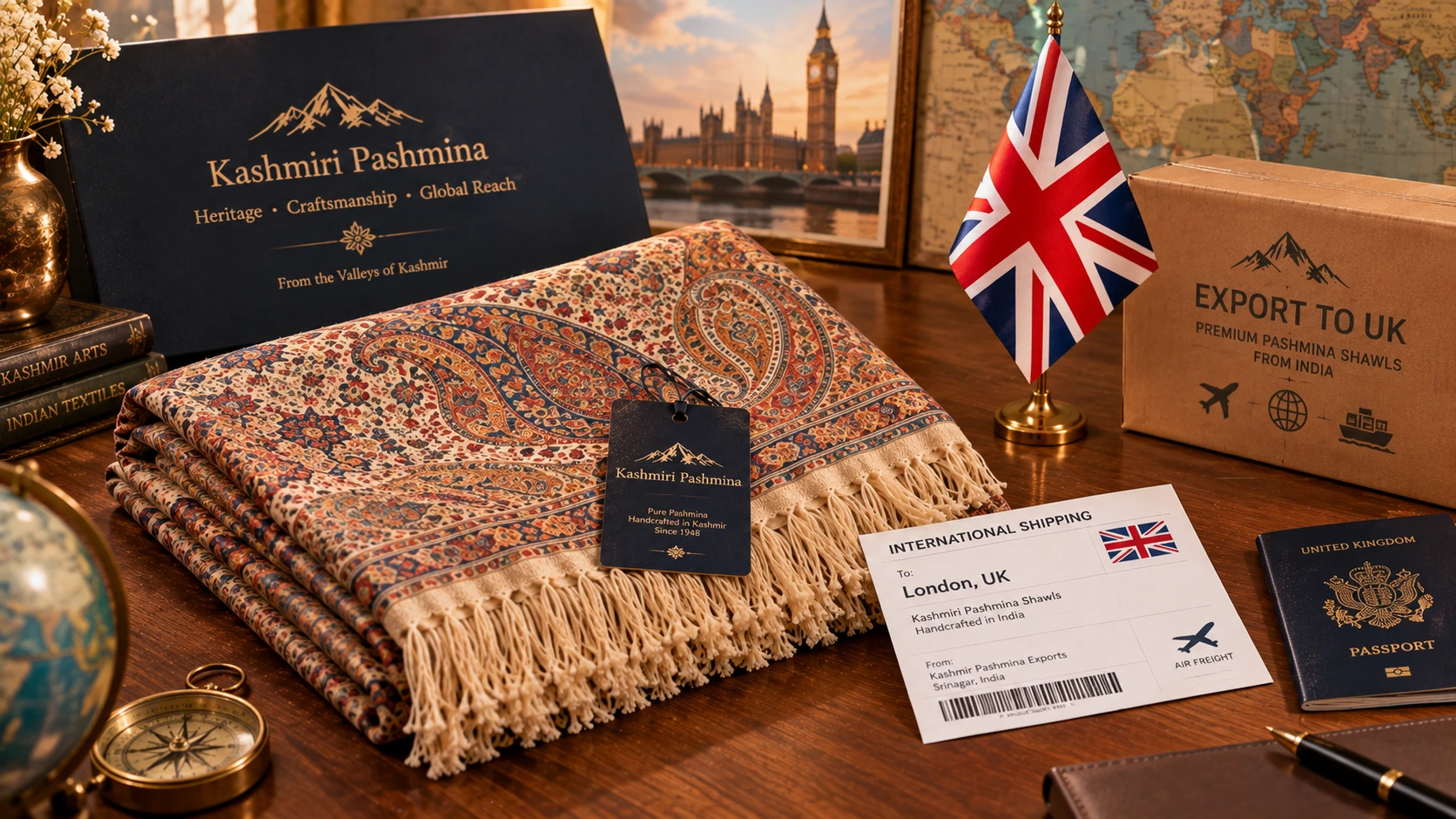 Pashmina Shawl Exporter to UK — Akee International