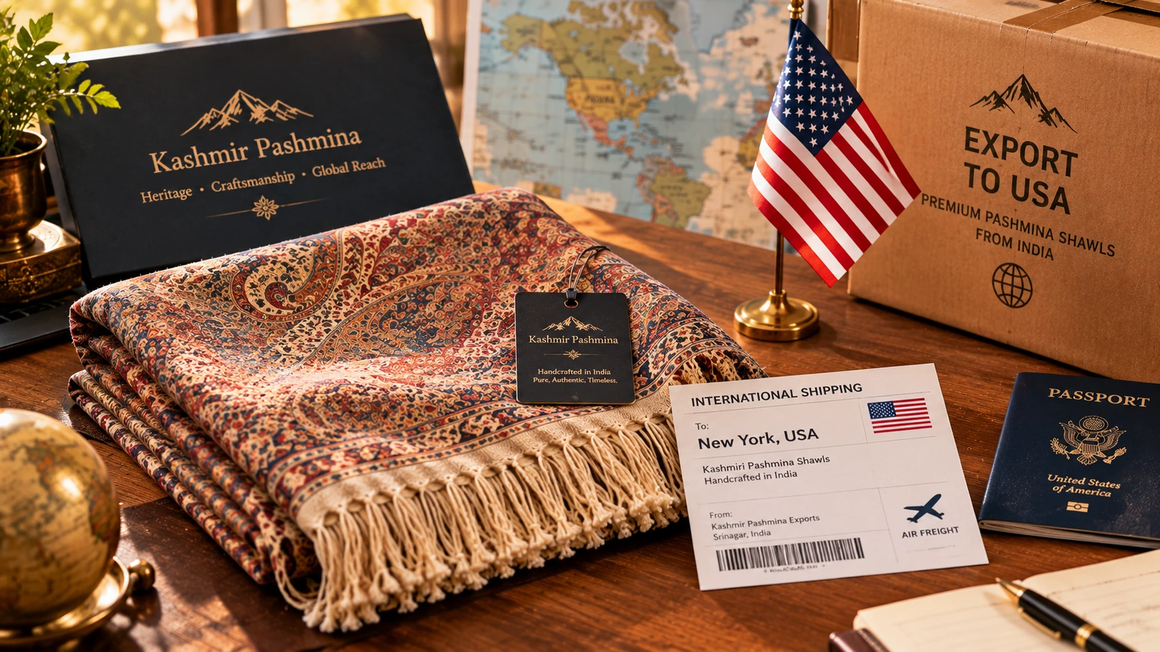 Pashmina Shawl Exporter to USA — Akee International