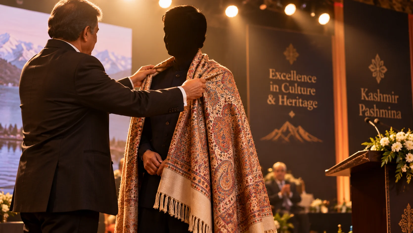 Pashmina Shawl for Stage Events — Akee International
