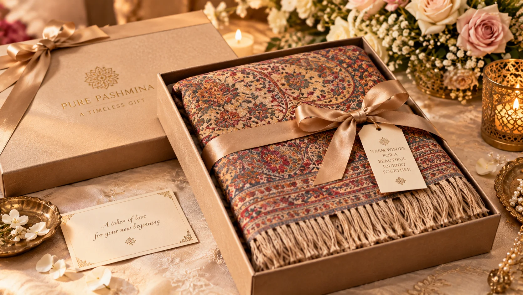 Pashmina Shawl for Wedding Gift — Akee International