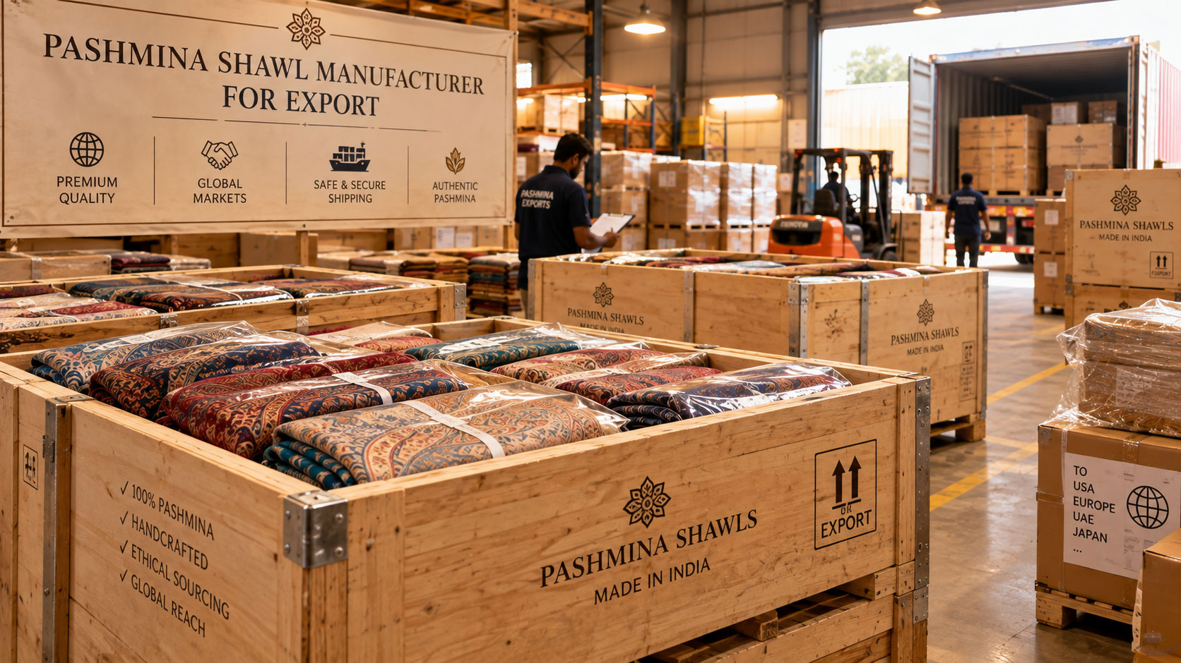 Pashmina Shawl Manufacturer for Export — Akee International