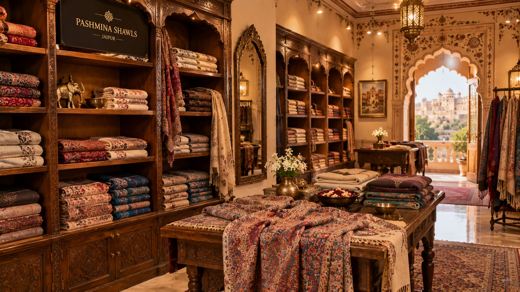 Pashmina Shawl Shop in Jaipur — Akee International