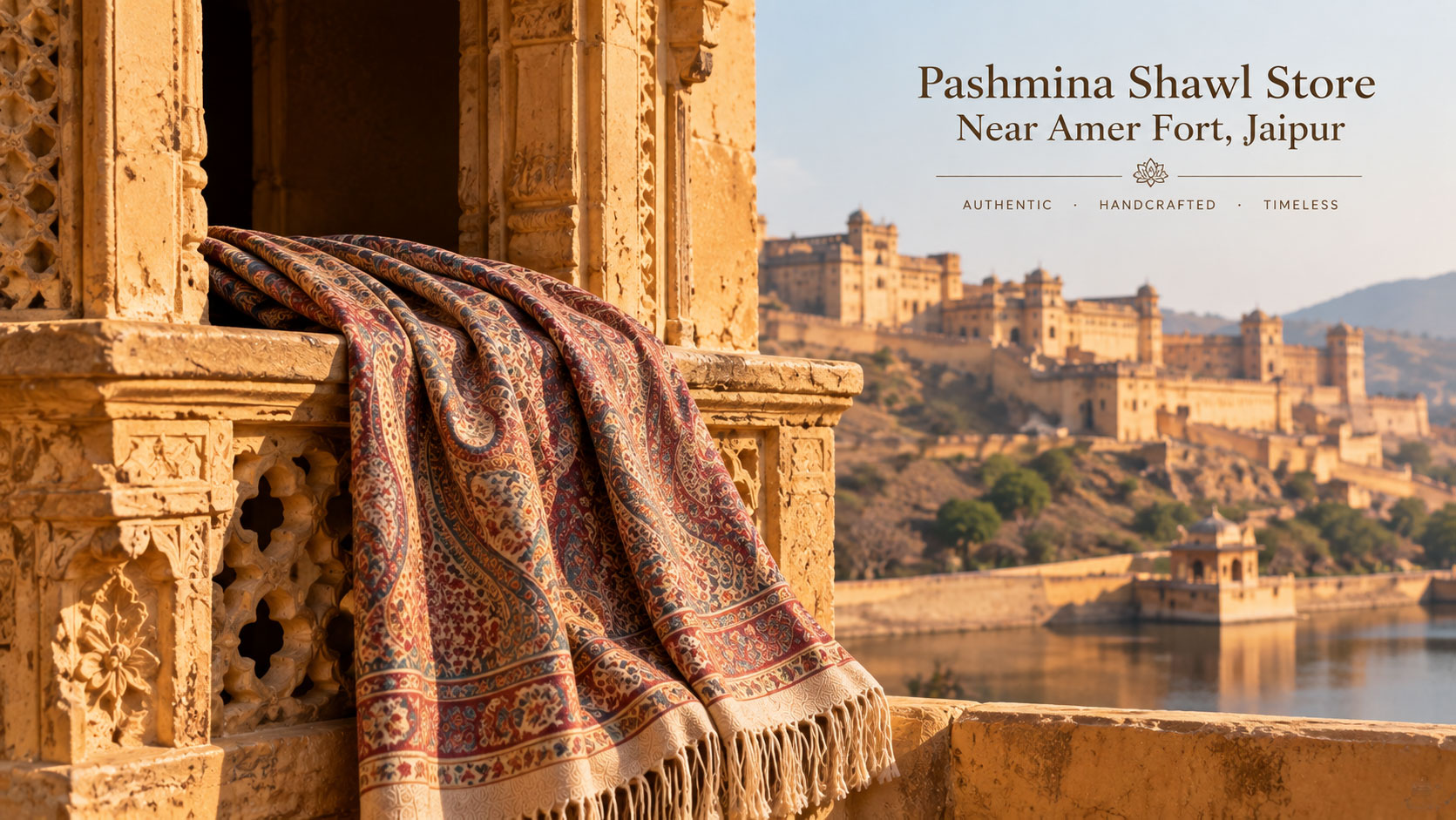 Pashmina Shawl Store Near Amer Fort, Jaipur