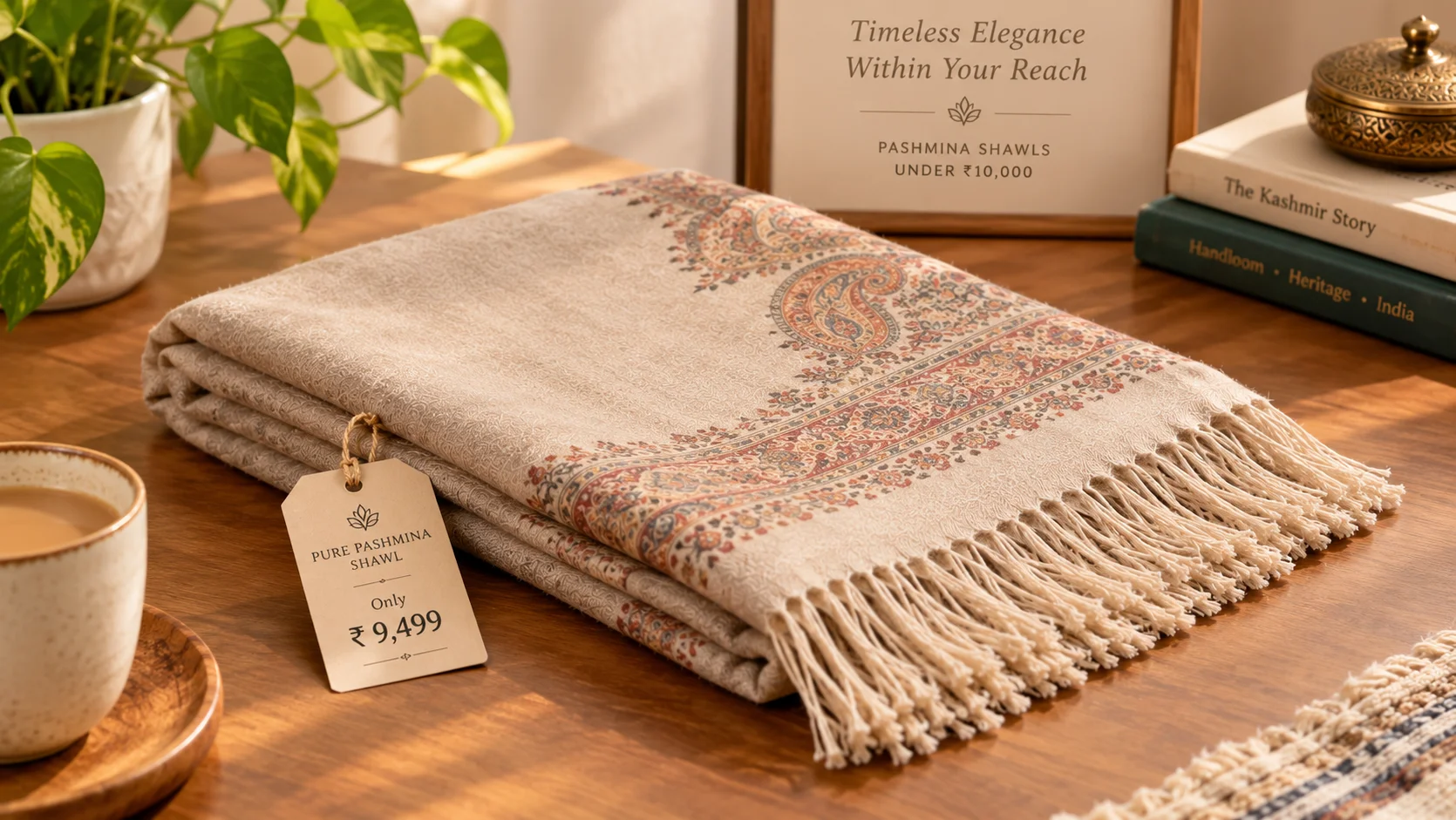 Pashmina Shawl Under ₹10000 — Akee International