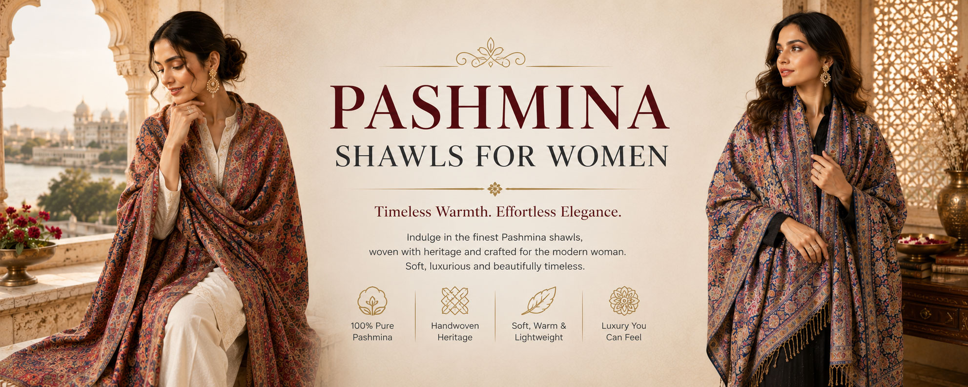Pashmina Shawls for Women: Timeless Elegance Wraps You in Warmth