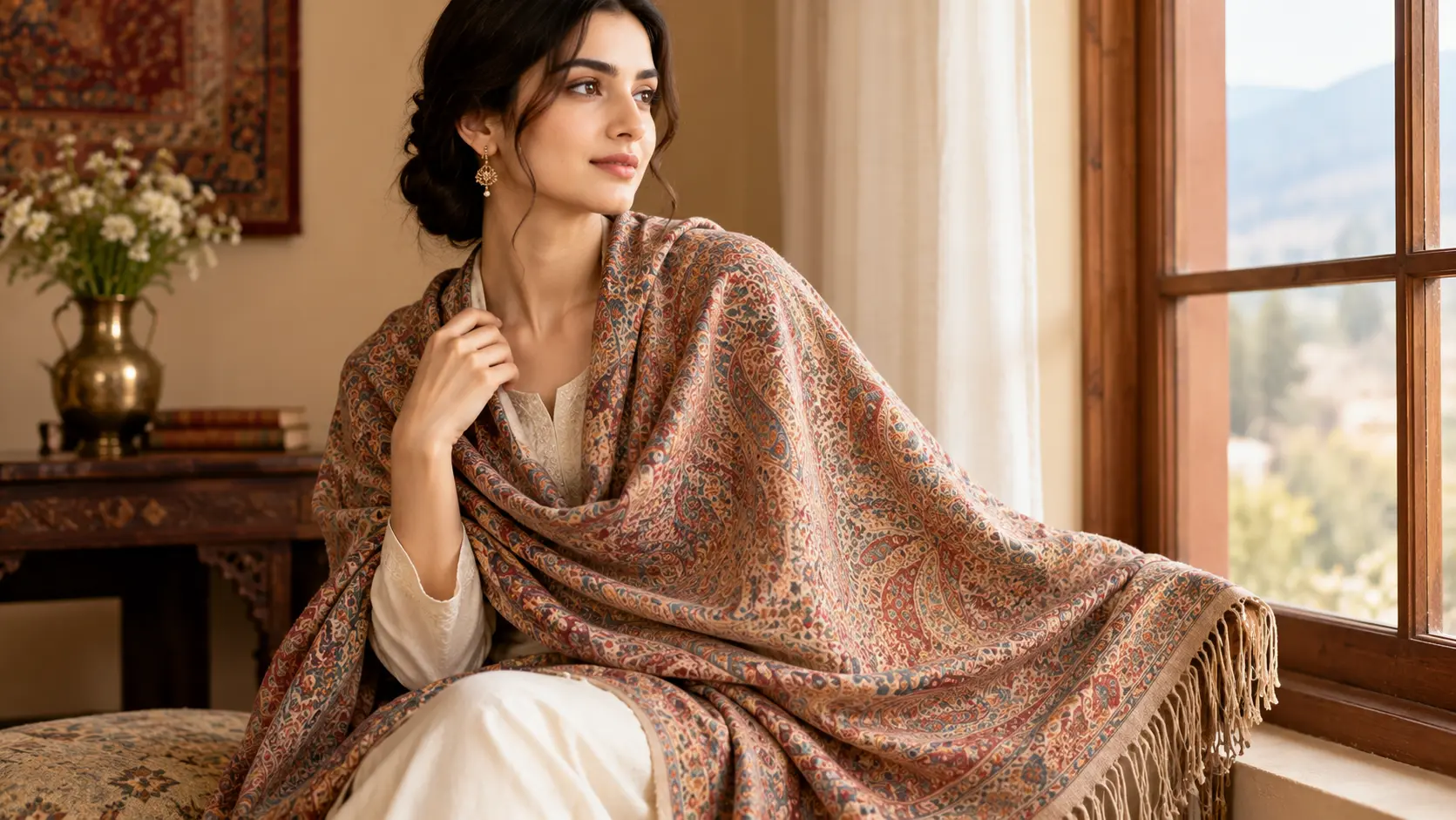 Pure Pashmina Stole for Women — Akee International