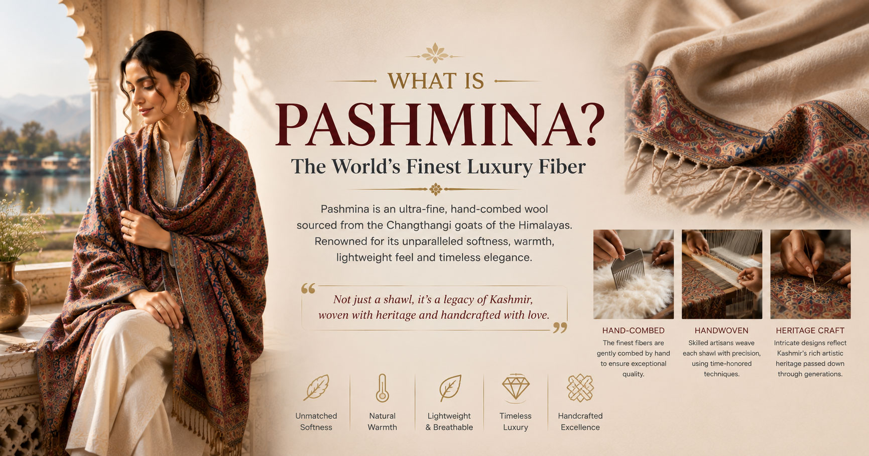 What Is Pashmina? The Complete Guide to Kashmir's Softest Luxury