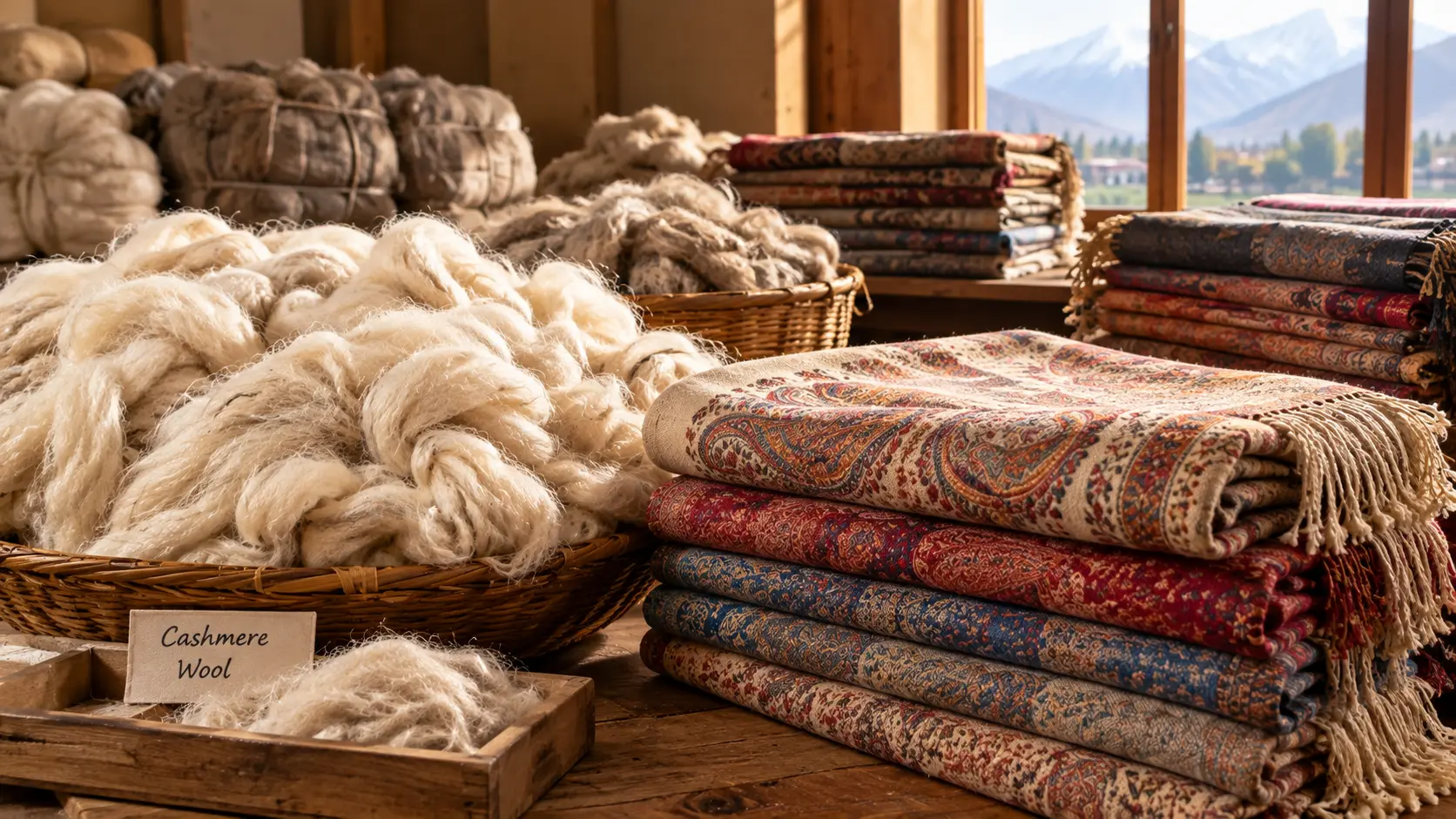 Wholesale Cashmere Shawl Supplier from Kashmir — Akee International